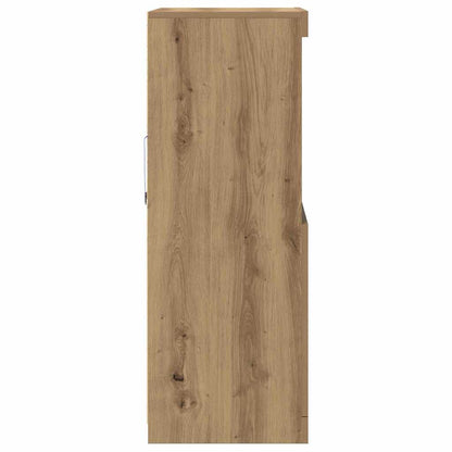 Madia LED Marrone 60 x 37 x 100 cm Legno multistrato | homemem39