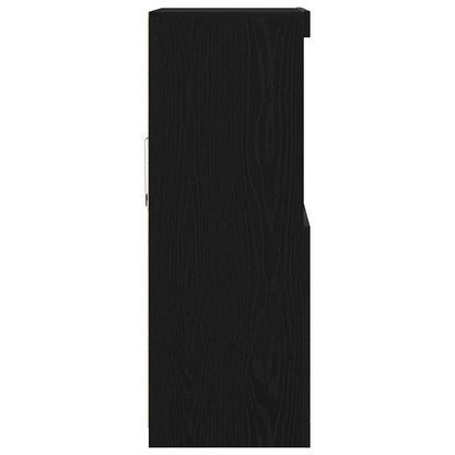 Madia LED Nero 60 x 37 x 100 cm Legno multistrato | homemem39