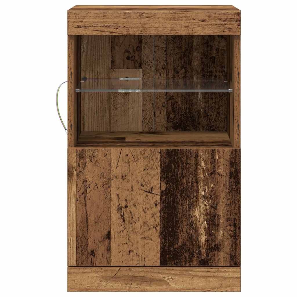 Madia LED Legno vecchio 41 x 37 x 67 cm Legno multistrato | homemem39