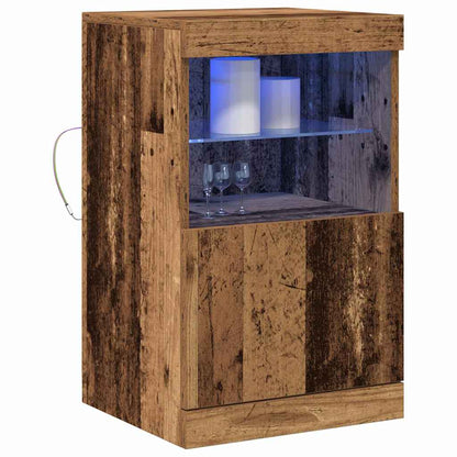 Madia LED Legno vecchio 41 x 37 x 67 cm Legno multistrato | homemem39