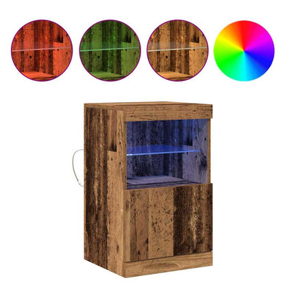 Madia LED Legno vecchio 41 x 37 x 67 cm Legno multistrato | homemem39