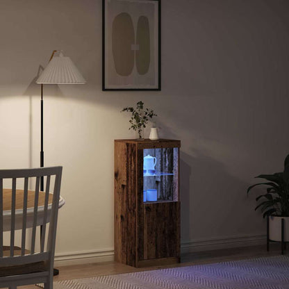Madia LED Legno vecchio 41 x 37 x 100 cm Legno multistrato