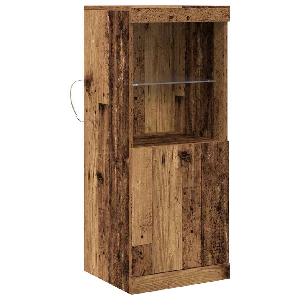 Madia LED Legno vecchio 41 x 37 x 100 cm Legno multistrato