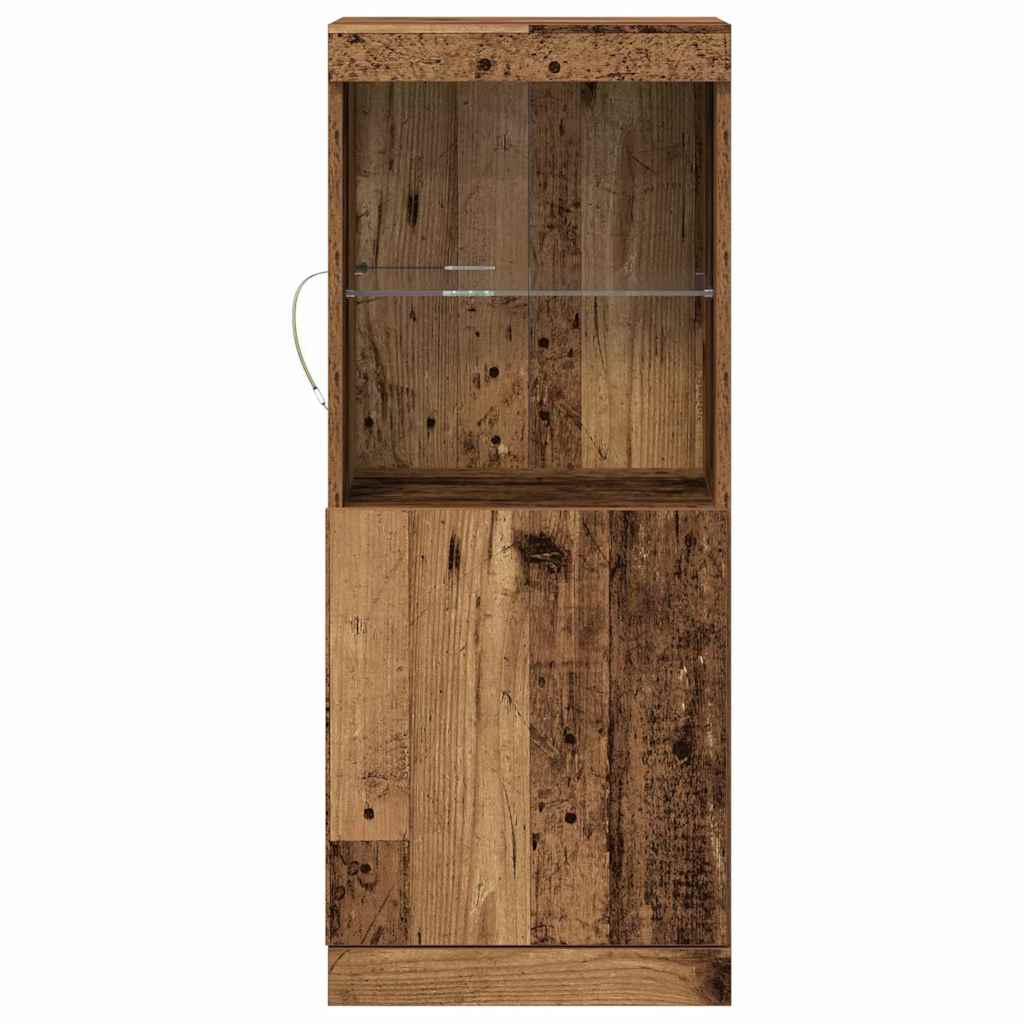 Madia LED Legno vecchio 41 x 37 x 100 cm Legno multistrato