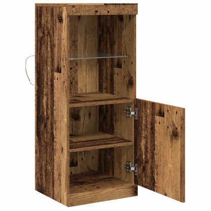 Madia LED Legno vecchio 41 x 37 x 100 cm Legno multistrato