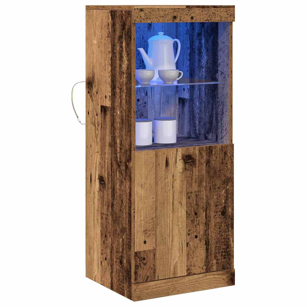 Madia LED Legno vecchio 41 x 37 x 100 cm Legno multistrato