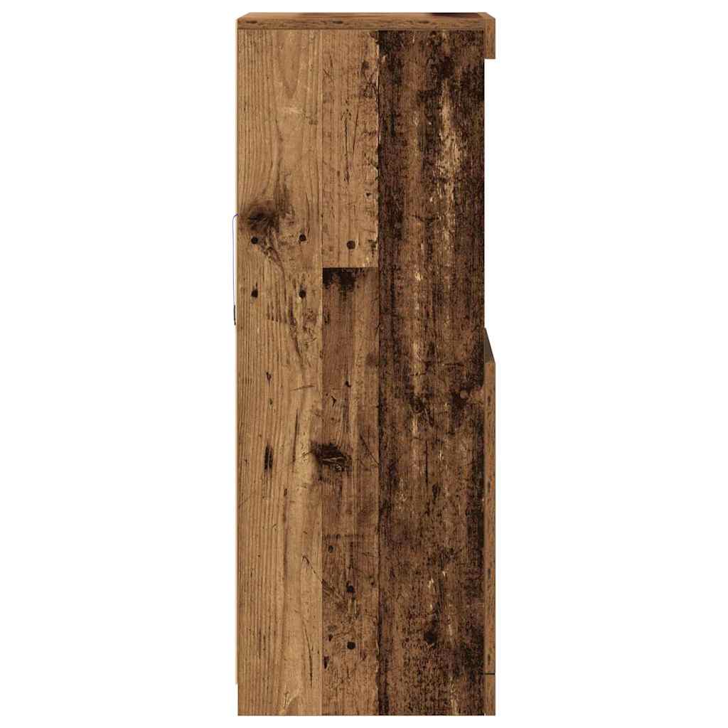 Madia LED Legno vecchio 41 x 37 x 100 cm Legno multistrato
