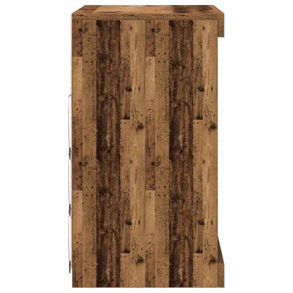 Madia LED Legno vecchio 60,5 x 37 x 67 cm Legno multistrato