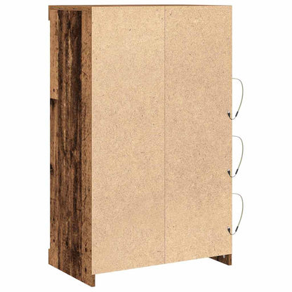 Madia LED Legno vecchio 60,5 x 37 x 100 cm Legno multistrato