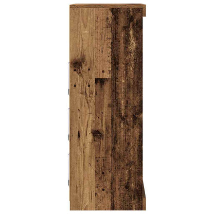 Madia LED Legno vecchio 60,5 x 37 x 100 cm Legno multistrato