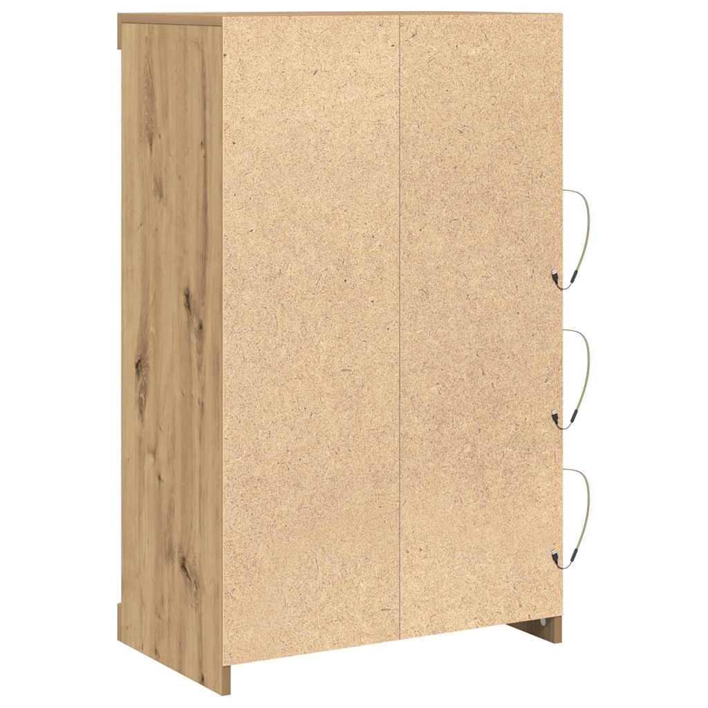 Madia LED Rovere artigianale 60,5 x 37 x 100 cm | homemem39