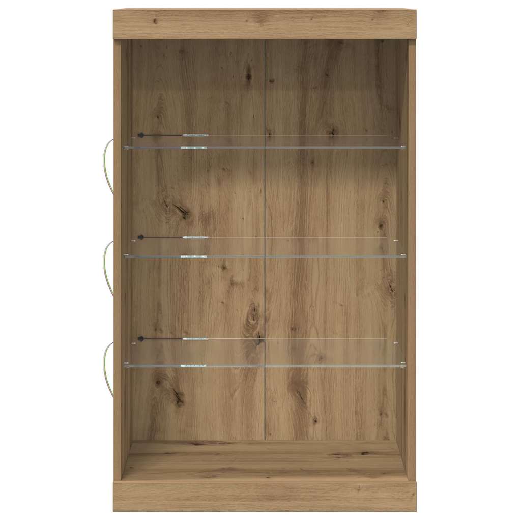 Madia LED Rovere artigianale 60,5 x 37 x 100 cm | homemem39