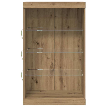 Madia LED Rovere artigianale 60,5 x 37 x 100 cm | homemem39