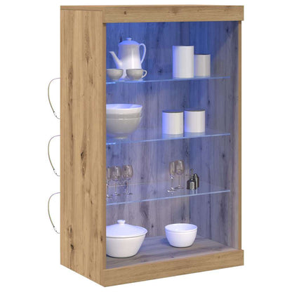 Madia LED Rovere artigianale 60,5 x 37 x 100 cm | homemem39