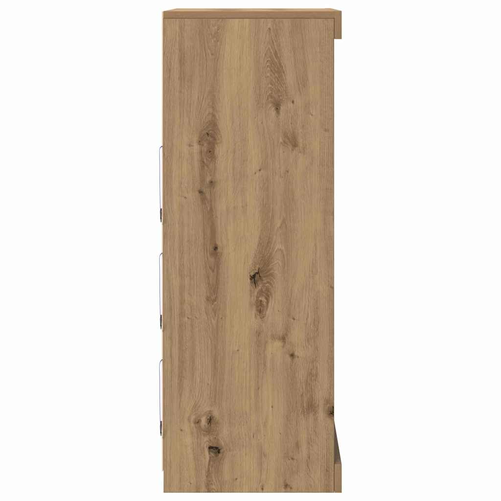 Madia LED Rovere artigianale 60,5 x 37 x 100 cm | homemem39
