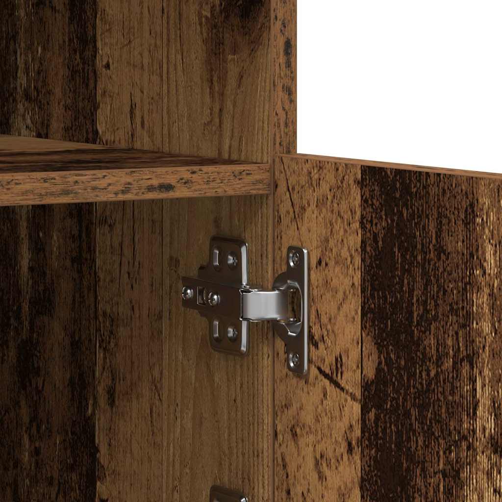 Madia LED Legno antico 81 x 37 x 100 cm Legno ingegnerizzato | homemem39