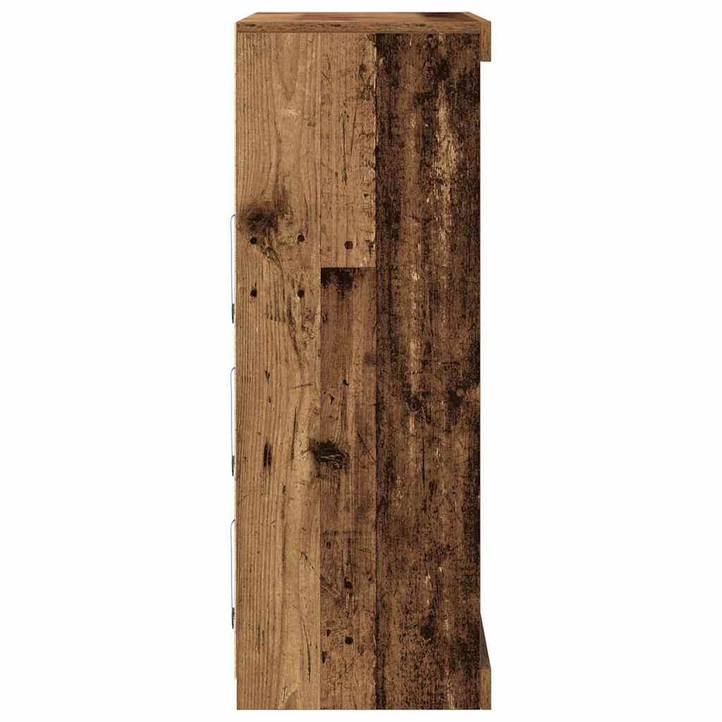 Madia LED Legno antico 81 x 37 x 100 cm Legno ingegnerizzato | homemem39
