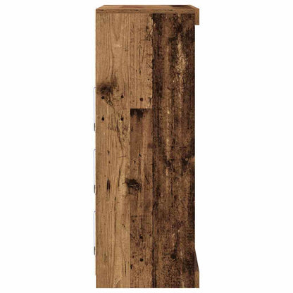 Madia LED Legno antico 81 x 37 x 100 cm Legno ingegnerizzato