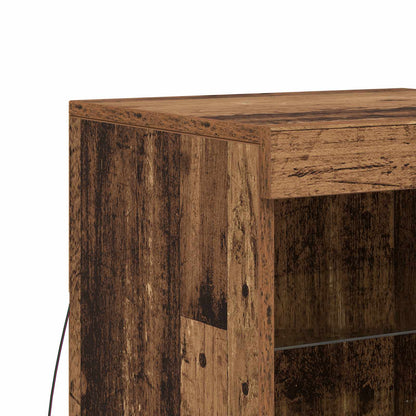 Madia LED Legno vecchio 41 x 37 x 67 cm Legno multistrato