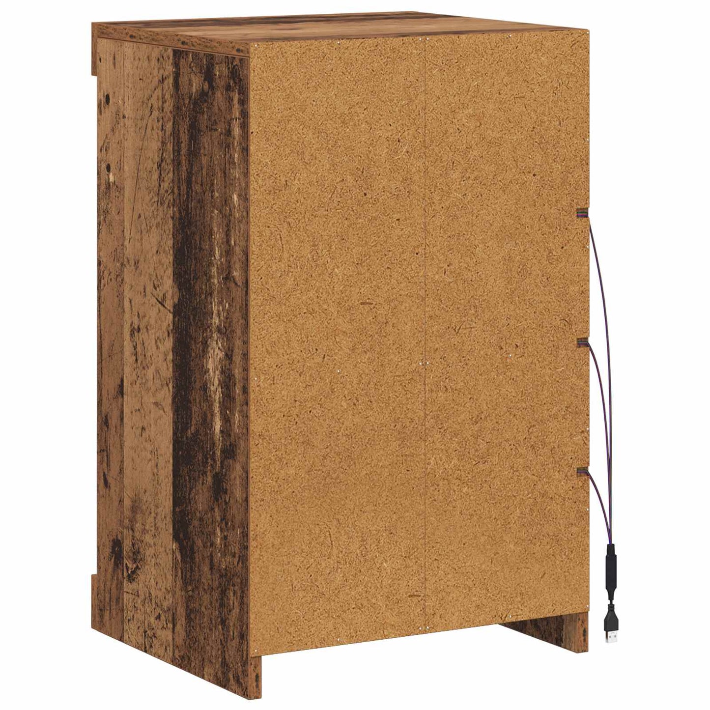 Madia LED Legno vecchio 41 x 37 x 67 cm Legno multistrato