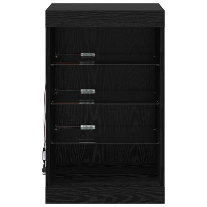 Madia LED Rovere Nero 41 x 37 x 67 cm Legno multistrato