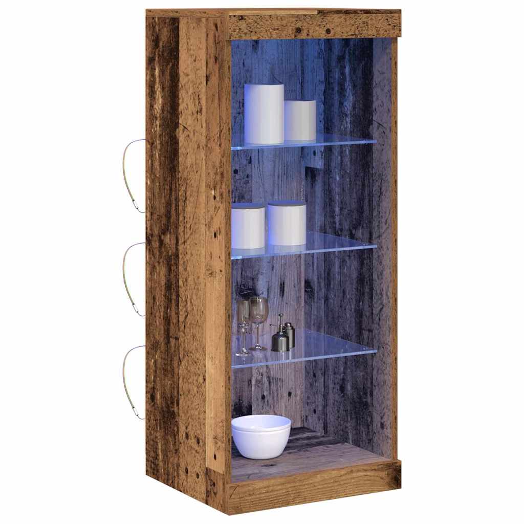 Madia LED Legno vecchio 41 x 37 x 100 cm Legno multistrato
