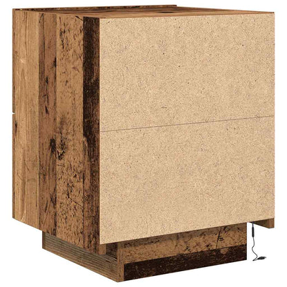 Armadio da Notte con cassetto Legno vecchio 45 x 40 x 55 cm | homemem39