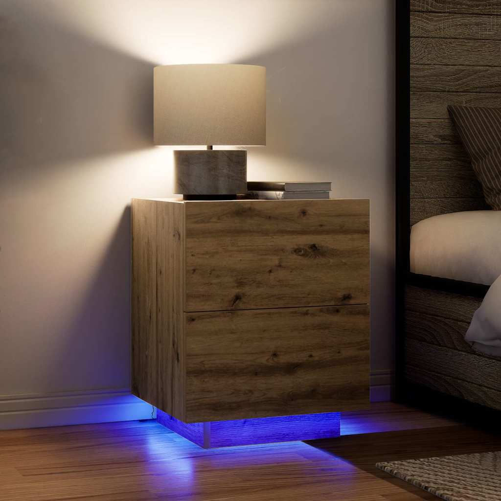 Armadio da Notte Rovere artigianale 45 x 40 x 55 cm | homemem39