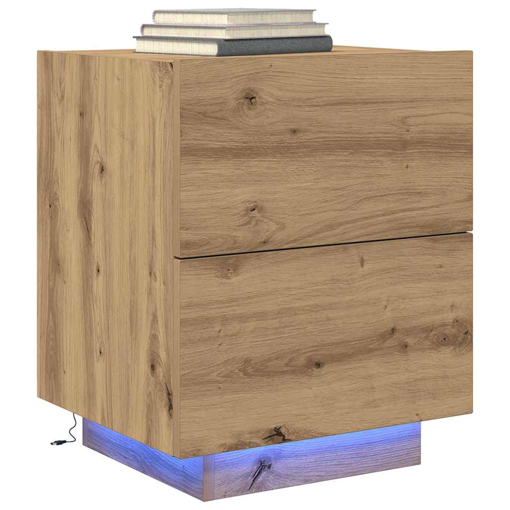 Armadio da Notte Rovere artigianale 45 x 40 x 55 cm | homemem39