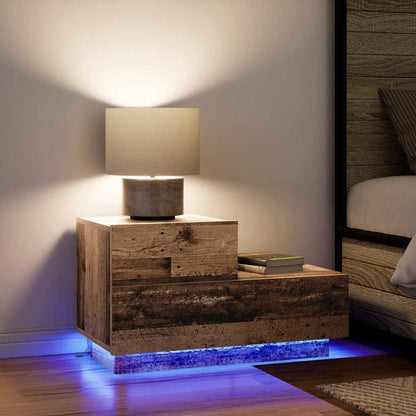Armadio da Notte con cassetto Legno vecchio 70 x 36 x 40,5 cm | homemem39
