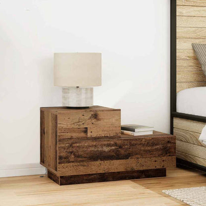 Armadio da Notte con cassetto Legno vecchio 70 x 36 x 40,5 cm