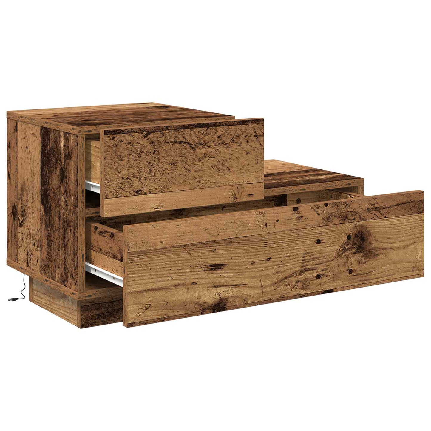 Armadio da Notte con cassetto Legno vecchio 70 x 36 x 40,5 cm | homemem39