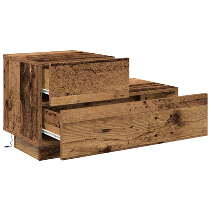 Armadio da Notte con cassetto Legno vecchio 70 x 36 x 40,5 cm | homemem39