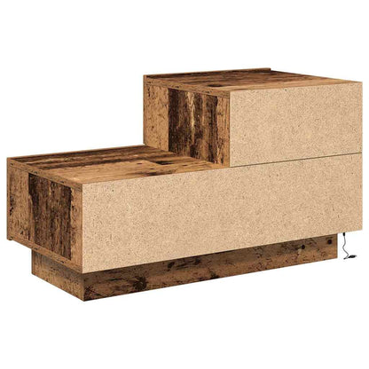 Armadio da Notte con cassetto Legno vecchio 70 x 36 x 40,5 cm