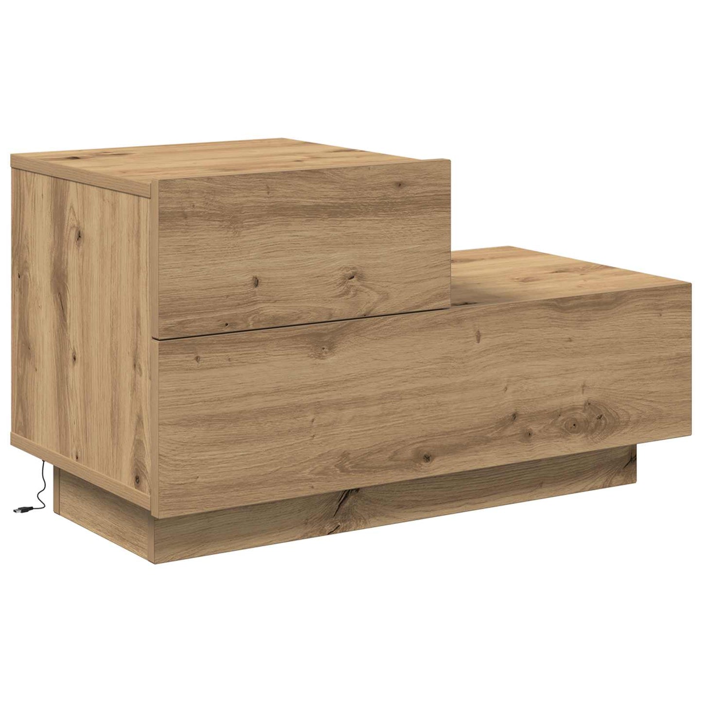 Armadio da Notte Rovere artigianale 70 x 36 x 40,5 cm | homemem39