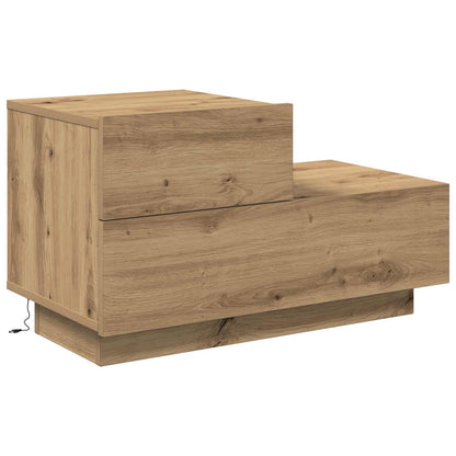 Armadio da Notte Rovere artigianale 70 x 36 x 40,5 cm | homemem39
