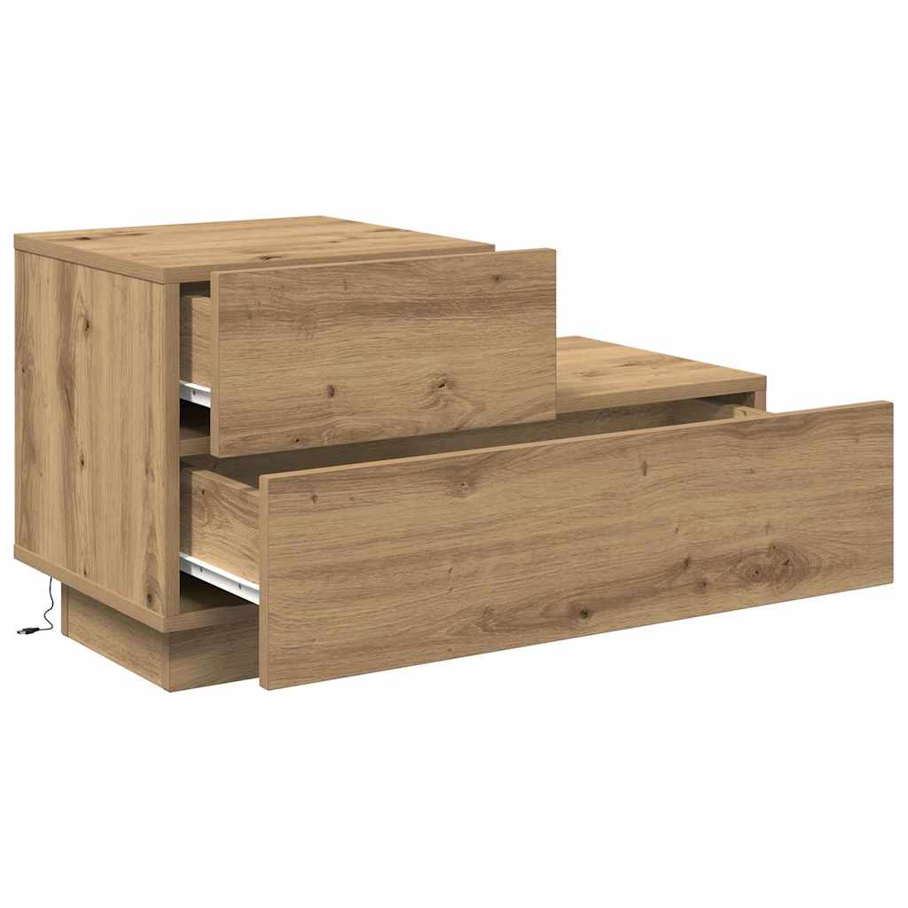 Armadio da Notte Rovere artigianale 70 x 36 x 40,5 cm | homemem39