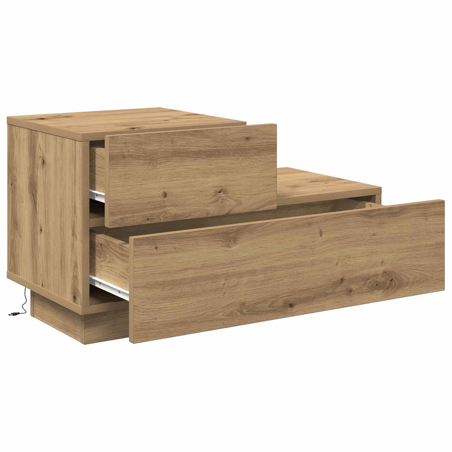Armadio da Notte Rovere artigianale 70 x 36 x 40,5 cm | homemem39