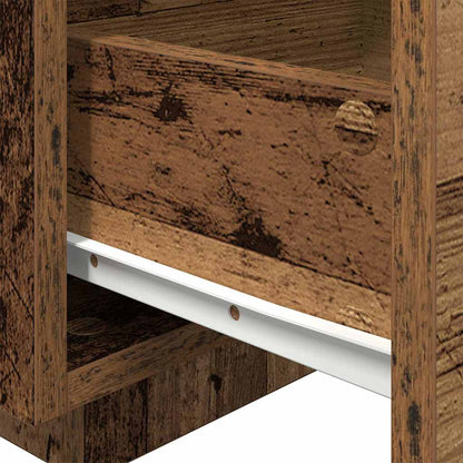 Armadio da Notte con cassetto Legno vecchio 40 x 39 x 37 cm | homemem39