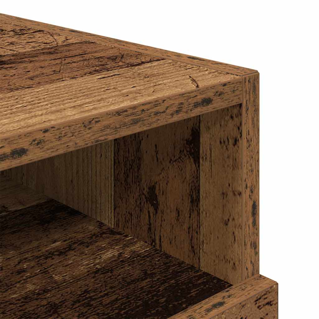 Armadio da Notte con cassetto Legno vecchio 40 x 39 x 37 cm