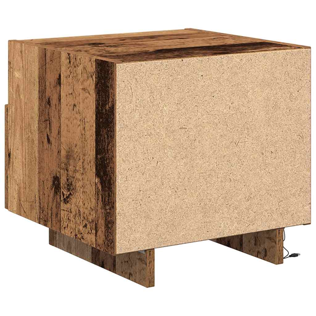 Armadio da Notte con cassetto Legno vecchio 40 x 39 x 37 cm | homemem39