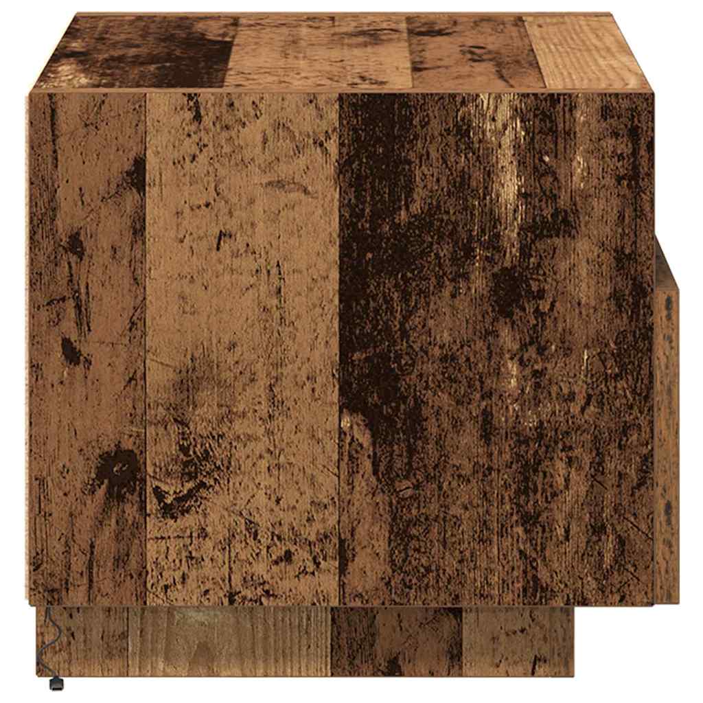 Armadio da Notte con cassetto Legno vecchio 40 x 39 x 37 cm | homemem39