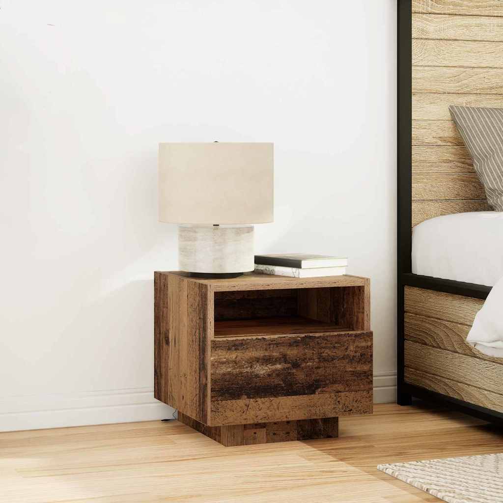 Armadio da Notte 2 pcs Legno vecchio 40 x 39 x 37 cm | homemem39