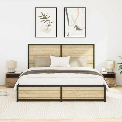 Armadio da Notte 2 pcs Rovere artigianale 40 x 39 x 37 cm | homemem39