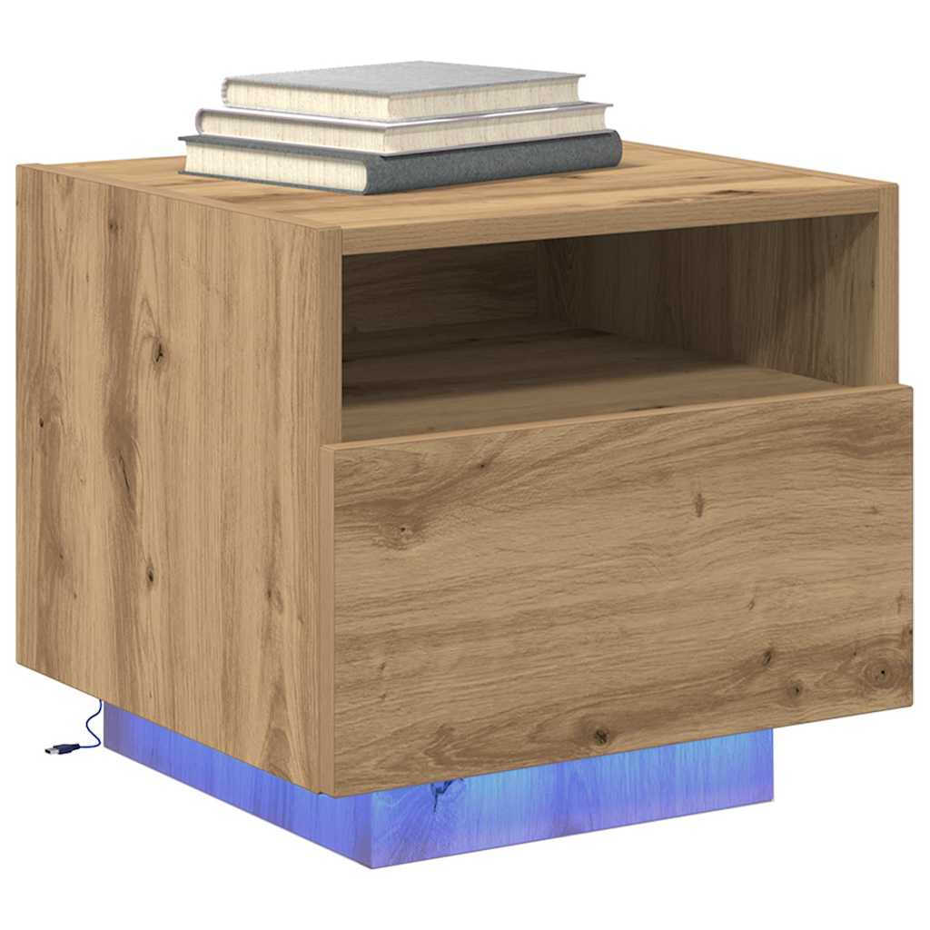 Armadio da Notte 2 pcs Rovere artigianale 40 x 39 x 37 cm | homemem39