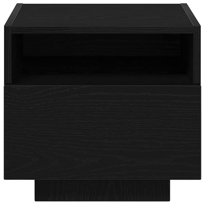 Armadio da Notte Rovere Nero 40 x 39 x 37 cm Legno multistrato | homemem39