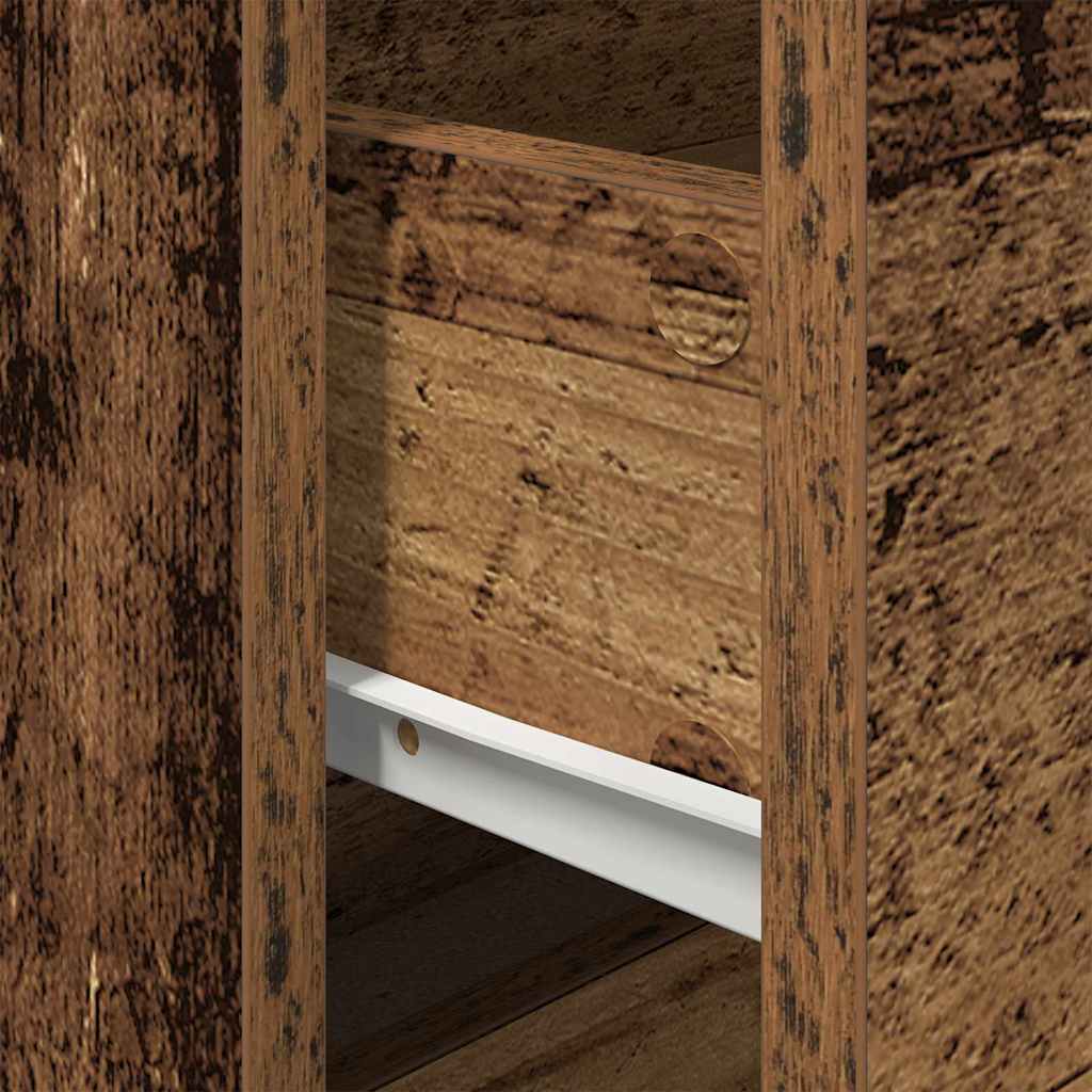 Armadio da Notte con cassetto Legno vecchio 50 x 39 x 41 cm | homemem39