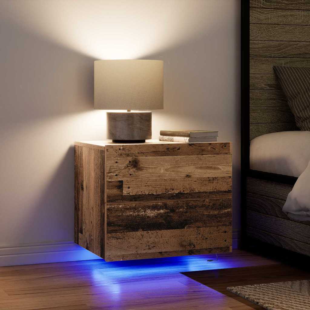 Armadio da Notte con cassetto Legno vecchio 50 x 39 x 41 cm | homemem39