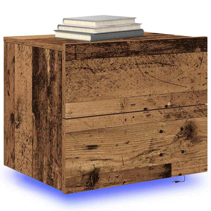 Armadio da Notte con cassetto Legno vecchio 50 x 39 x 41 cm | homemem39