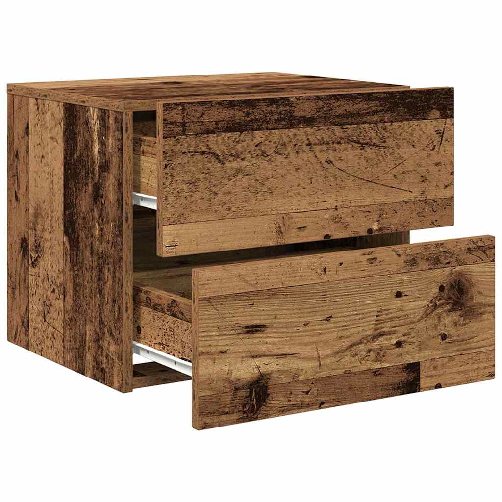 Armadio da Notte 2 pcs Legno vecchio 50 x 39 x 41 cm